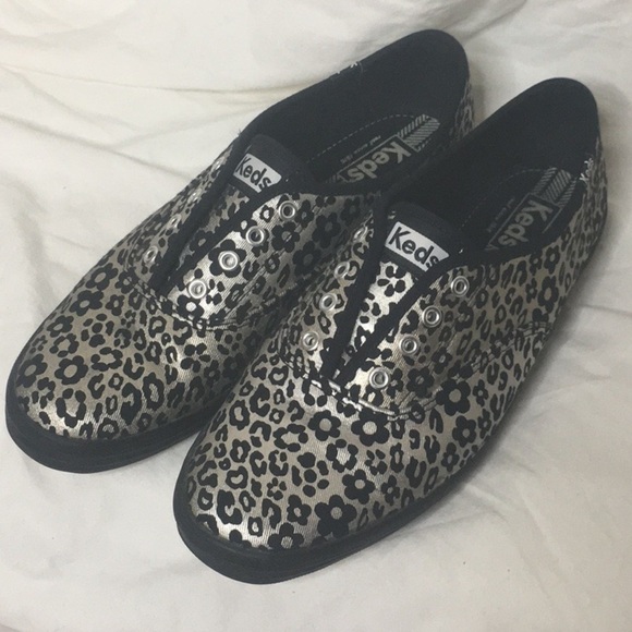 Keds black floral print. - Picture 8 of 8